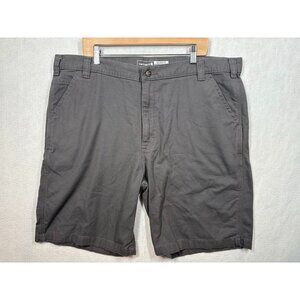 Carhartt Men's Rugged Flex Relaxed Fit Canvas Work Shorts Charcoal Gray Size 42